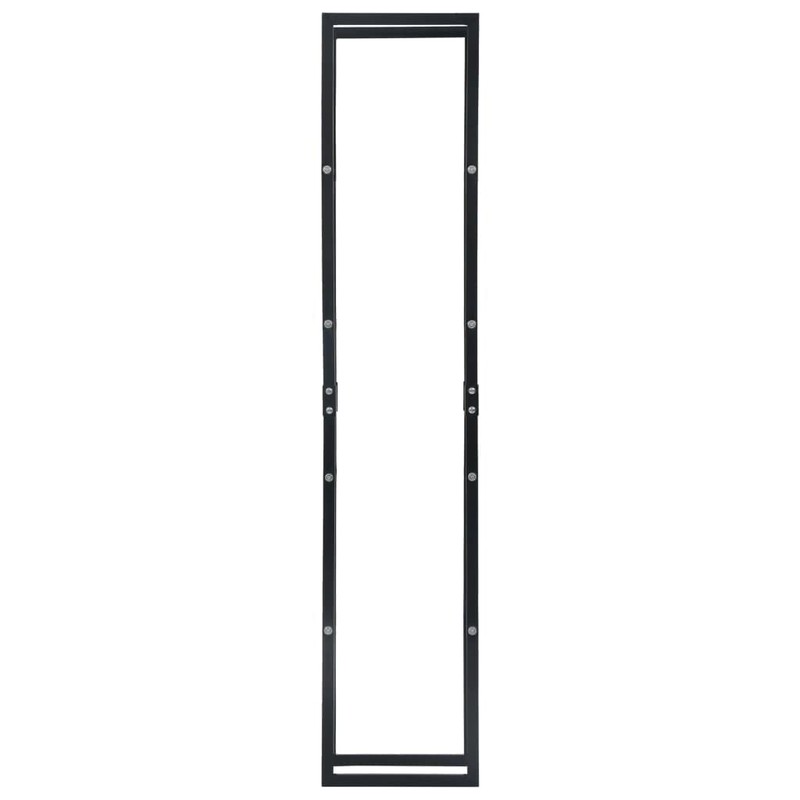 vidaXL Heavy-Duty Steel Firewood Rack - Large Rectangular Log Storage