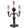 14-inch Light Up Candelabra with LED Flames