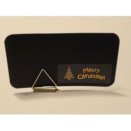 Christmas Name Place Cards and Holders, Set of 6, Red and Green Mixed