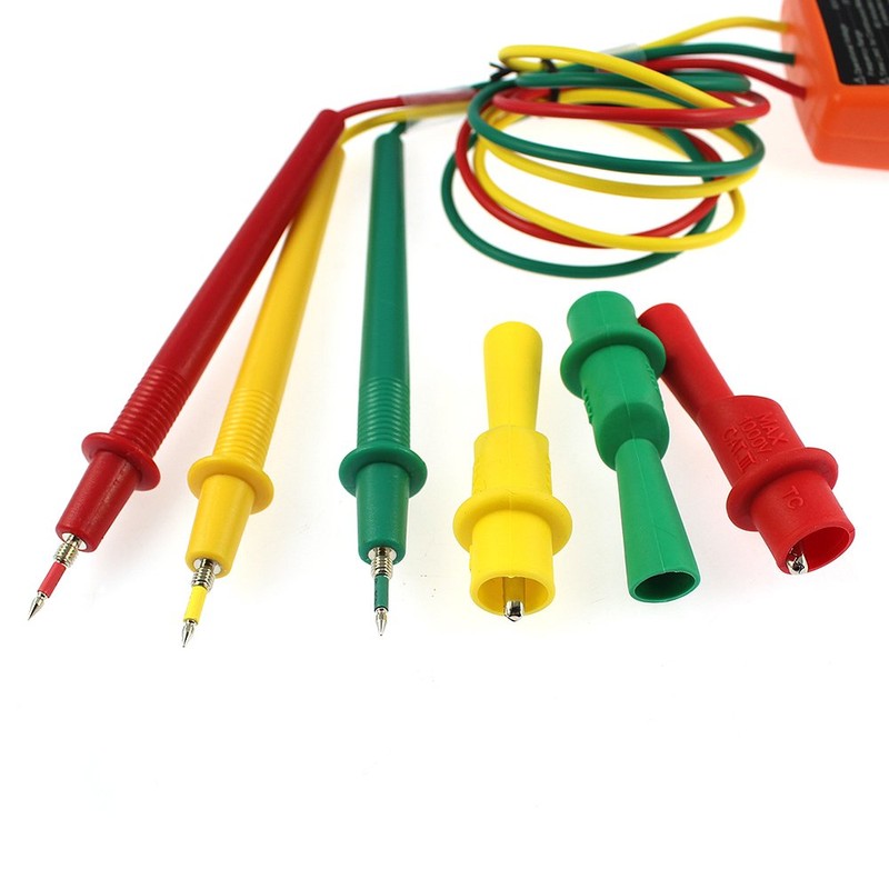 SM852B 3 Phase Sequence Rotation Tester LED Indicator Detector Checker