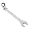 Piutouyar 19mm Flex-Head Ratcheting Wrench, Professional Metric Ratchet Wrench Combination