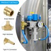 PATIKIL 3/16" Barb Tee Fitting 3-Way Union T Brass Hose