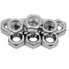 20 tuercas hexagonales de paso M6 x 0,75 mm de