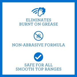 TriNova Premium Cooktop Cleaner and Scrubbing Pads. Best Cleaning Kit for Smooth Top Ranges & Stoves of Glass, Ceramic. Non-Abrasive and Scratch Free scouring sponges with Cream Formula