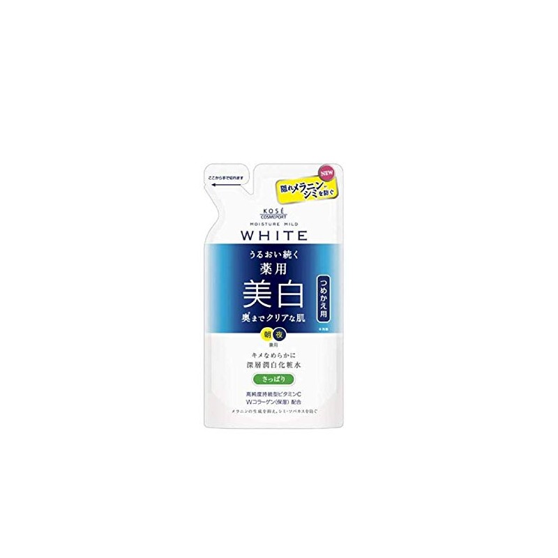 KOSE コーセー モイスチュアマイルド ホワイト ローションL (さっぱり) つめかえ 160ml