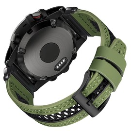 HEMSUT 20mm Military Comfort Watch Band Compatible with Garmin Fenix 8 43mm /7S/7S Pro/6S/6S Pro/6S Sapphire/5S/5S Plus/5S Sapphire, Instinct 2S, Descent MK1S/2S, D2 Delta S, Approach S70-42mm