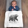 Azeeda 'Mama Bear' Cotton Baby Blanket/Shawl (BY00041170)