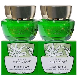 Kim Jeong-mun Aloe 김정문알로에 세레브 퓨어 알로에 모이스트 크림 55ml 2개 Kim Jeongmoon Aloe Cereb Pure Aloe Moist Cream 55ml 2 pcs