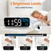 Digital Alarm Clock with Temperature Date Week Display, Alarm Clocks