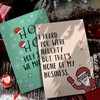 Obbyidk 24 Pack Humorous Christmas Cards Assortment, 12 Design Assorted
