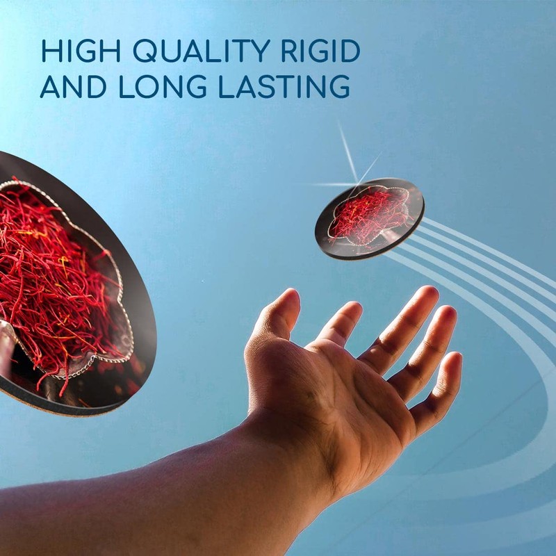 1 x Round Coaster - Saffron Food Ingredient Cook Cork