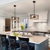Galtlap Semi Flush Mount Ceiling Light, 3-Lights Modern Farmhouse Ceiling