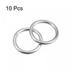 sourcing map 316 Stainless Steel Round Ring Welded O-Rings 20mm(0.79")