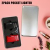 Cponmist 2 Pack Mini Butane Lighter, Double Jet Torch Lighter