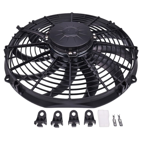 LSSOCH New 30100351 Puller Fan Compatible with SPAL VA10-BP9/C-25S 12"S/24V