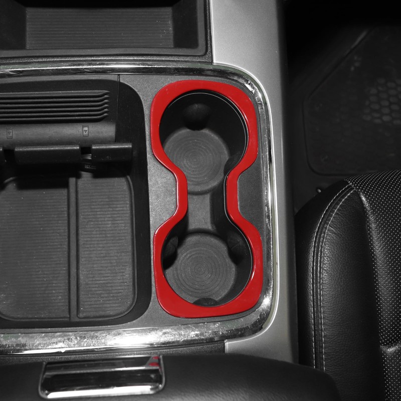 RT-TCZ for RAM Cup Holder Trim Cover Frame Red for