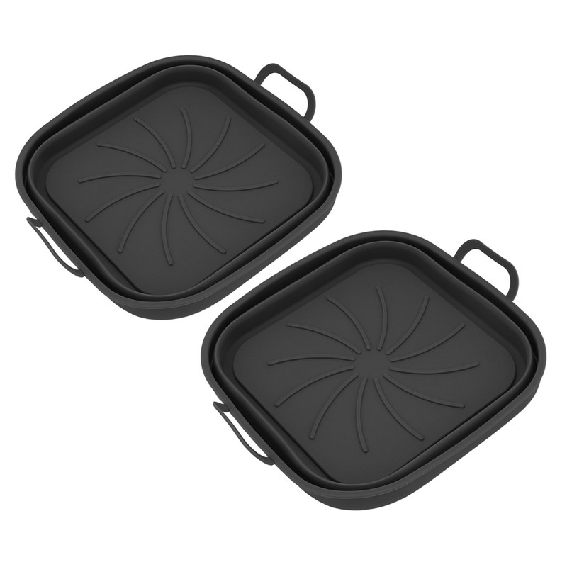 2 PCS Fryer Silicone Basket Nonstick Silicone Pot Fryer Liners