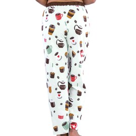 Lazy One Pajamas for Women, Cute Pajama Pants and Top Separates, Coffee First (Small)