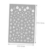 MERRYHAPY Elegant Christmas Nail Art Sticker Strips 4 Sheet Set