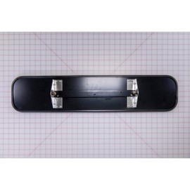 Rosco Vision 6" x 30" Flat Mirror w/Safety Glass, Padded Edge, Black, PN: 630