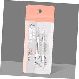 Baluue 4sets Stainless Steel Eyebrow Repair Brow Scissor and Tweezer Kit for Removal Easy to Tools for Eyebrow Shaping and False Eyelash Application