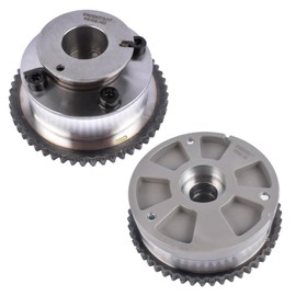 Enocos 24350-2E700 24370-2E020 Exhaust & Intake CVVT Camshaft Gear for Hyundai & Kia, 17-20 Elantra 18-21 Kona 19-21 Veloster 17-22 Forte 17-18 Forte 5 20-22 Soul 21-22 Seltos