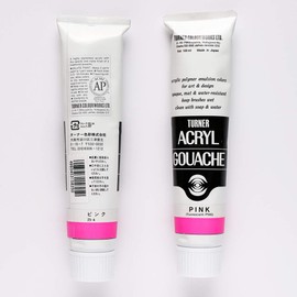 ターナー色彩 アクリルガッシュ ピンク AG100025 100ml