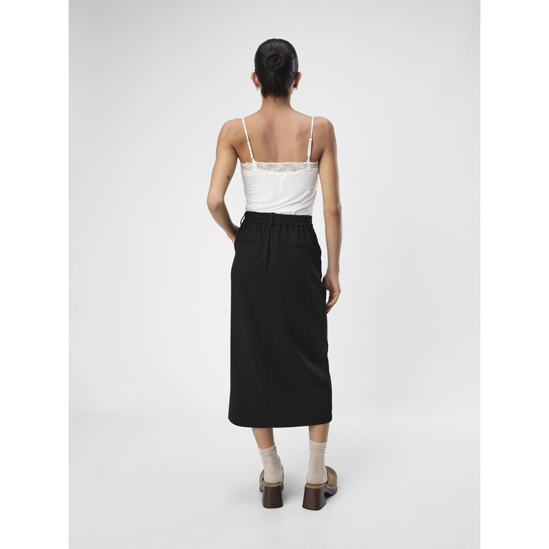 Object Women's Objlisa Harlow Mw Skirt Noos Skirt, black
