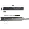 Drawer Slides, URBEST 9 Inch Full Extension 3 Section Ball
