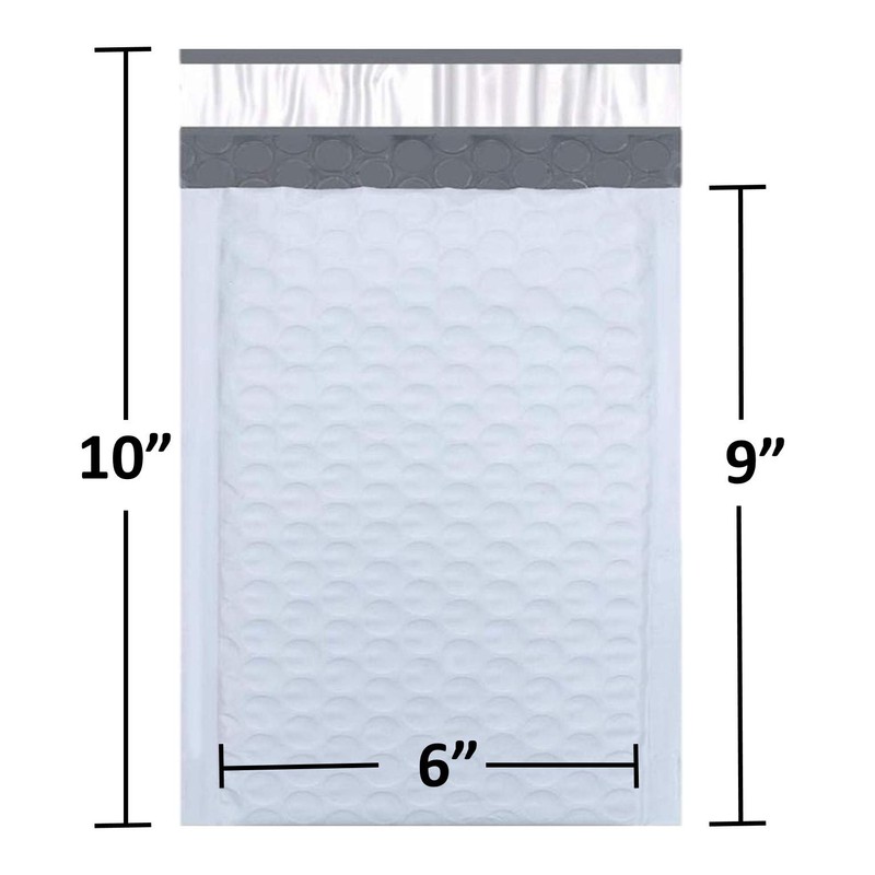 Sales4Less #0 Poly Bubble Mailers 6X10 Inches Padded Envelope Mailer