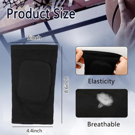 KYLOS Pack of 2 Knee Pads, Elastic Knee Pads, Breathable Knee Pads, Knee Pads for Men and Women for Fitness Exercises and Daily Warmth, Dance, Yoga