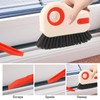 2-in-1 Groove Cleaning Brush, Window Groove Cleaning Brush, Multifunctional Crevice