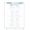 InvitationHouse 24 Blue Hydrangea Bridal Shower Game (Would She Rather)