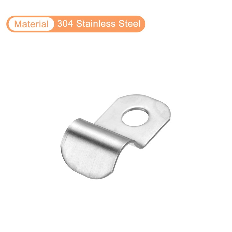 QUARKZMAN Pack of 60 Stainless Steel Pipe Clips Hose Buckle