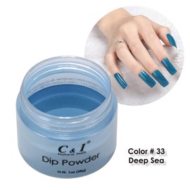 C & I Dipping Powder Color No.033 Deep Sea Blue Color System