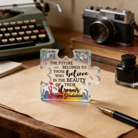 Graduation Gifts For Her Him 2026 Graduation Gift For Students Inspirational Acrylic Plaque Desk Decor For Graduates Class Of 2026 Friends Coworkers Teachers Graduations Decorations