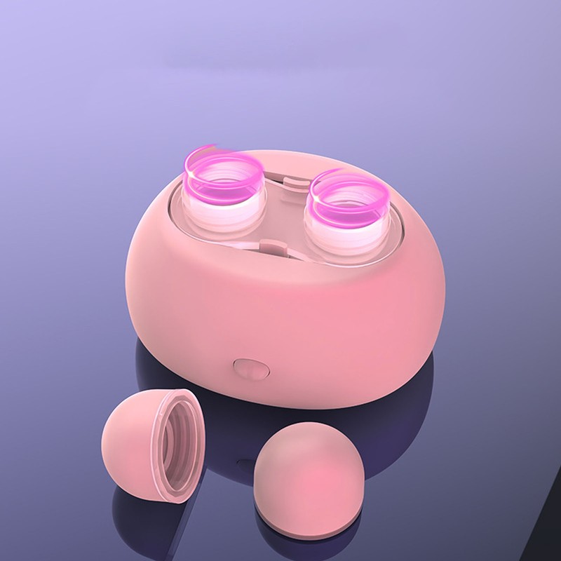 Contact Lens Cleaner Ultrasonic Portable Automatic Rechargeable Soft Lens Cleaning