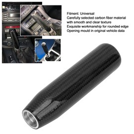 Shift Knob, Shift Knobs, Gear Stick Shift Knob Black Carbon Fiber Material Reliability for Automotive Modification Maintenance Universal for Automobile