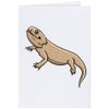 Large (A4) 'Bearded Dragon' Blank Greeting Card (GC00035531)