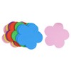 JIHUOO 24 Pcs Large Foam Flower Cutouts Assorted Foam Shapes