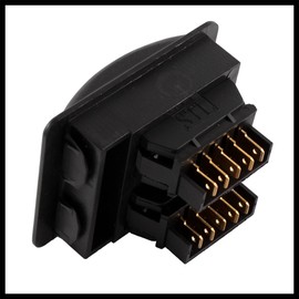 Hihaha Car Universal 10 Pin Dual Rows Power Window Switch Durable Material