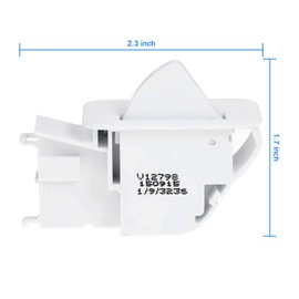 6600JB1010A Refrigerator Door Switch, Light Switch Push Button Replacement for LG & Kenmore Refrigerators, Replaces #AP4442090 6600JB1010K 1268243(Pack of 2)