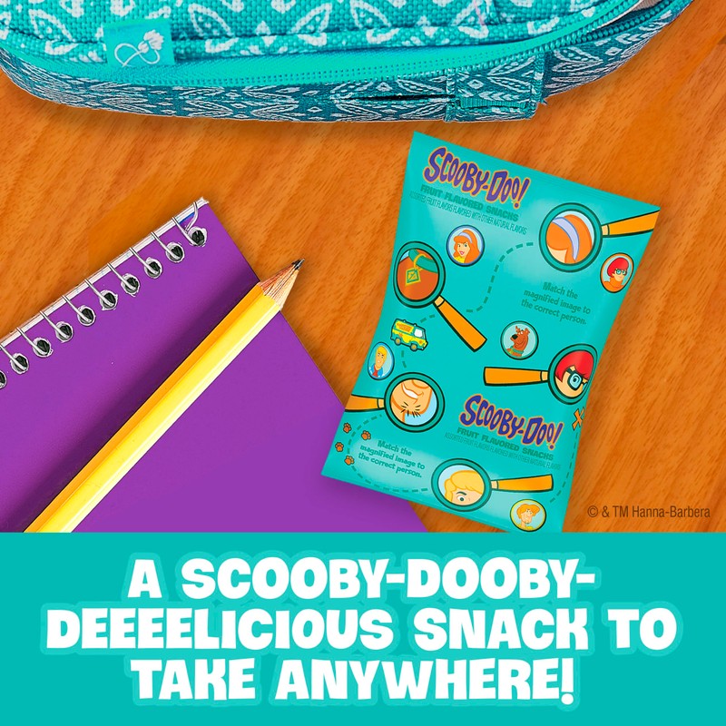Scooby-Doo Fruit Flavored Snacks, Gluten Free, Kids Snacks, 10 Ct,