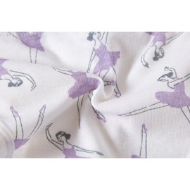 Family Feeling Toddler Girls Cotton Underwear Assorted Prints Panties 6-Pack Size 2T