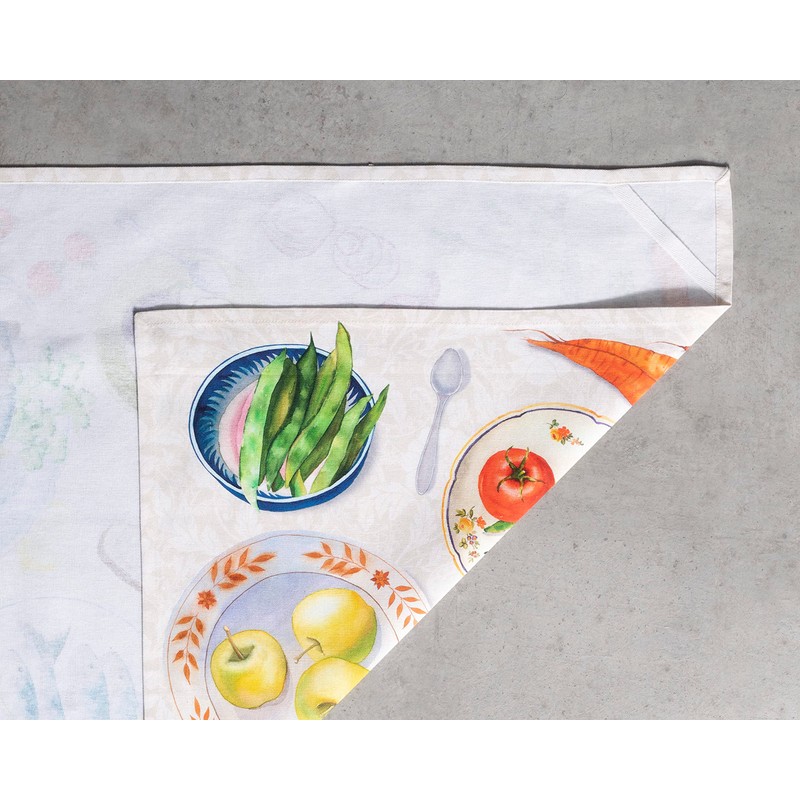 Maison d' Hermine Tea Towel, 100% Cotton Set of 3,