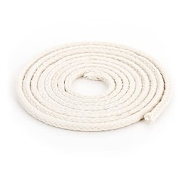 Nklaus 1 Metre Round Wick 100% Pure Cotton 3.5 mm Thin for Oil Lamp, Petroleum Lamp 16