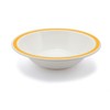 Harfield 17.3cm Polycarbonate Plastic Rimmed New Duo Bowl Yellow (Pack
