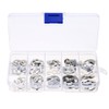 120 Pcs E-Type Snap Rings E-Clip 304 Stainless Steel Retaining