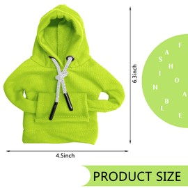 vvag Gear Shift Hoodie, Dutch Fleece, Green, Universal Fit (16.54 x 4.53 inches), Hardware Handle Accessory