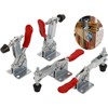 veonly 4 PCS Toggle Clamp, 201B Horizontal Clamp Anti-skid Quick